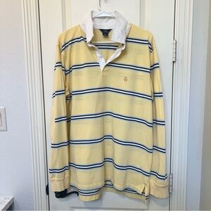 Men’s Brooks Brothers Yellow and Blue Striped Shirt